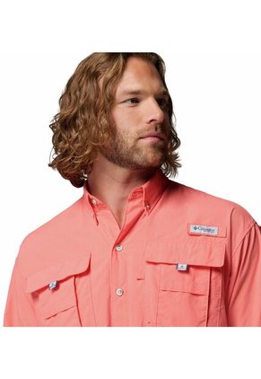 Camisa Hombre Columbia BAHAMA II L/S SHIRT Melon Columbia