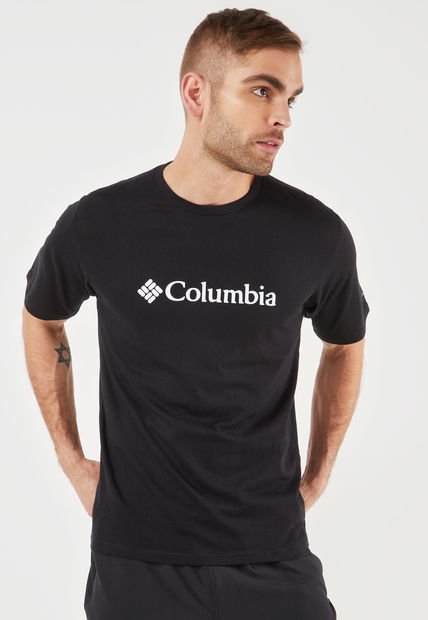 Camiseta Negro-Blanco Columbia