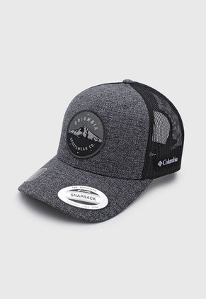 Gorra Gris-Negro Columbia Mesh Snap Back