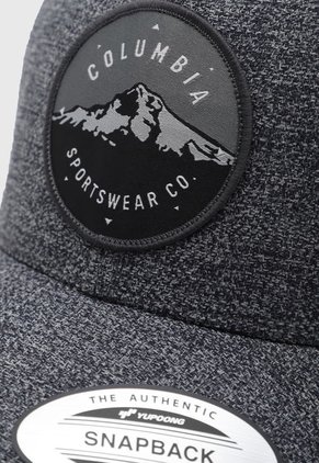 Gorra Gris-Negro Columbia Mesh Snap Back