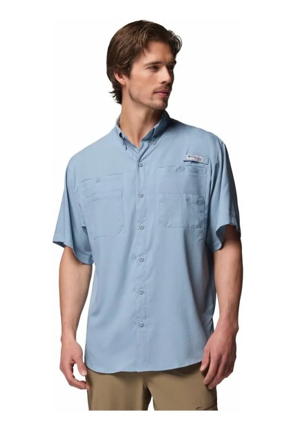 Camisa Hombre Columbia Tamiami Ii Ss Shirt Azul Columbia