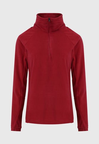 Buzo Columbia Glacial Iv 1/2 Zip Rojo Columbia