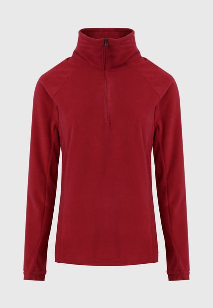 Buzo Rojo Columbia Glacial Iv 1/2 Zip