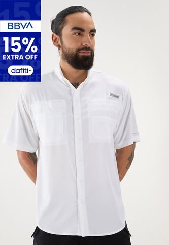 Camisa Blanco Columbia Tamiami Ii Ss Columbia