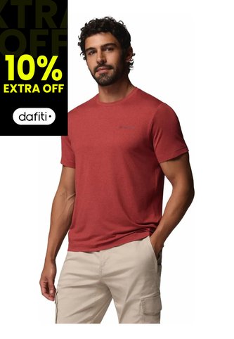 Camiseta Hombre Columbia Parsons Point S Back Rojo Columbia Columbia