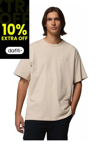 Camiseta Hombre Columbia Csc Heavyweight Tee Beige Columbia Columbia
