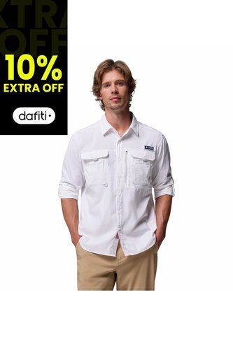Camisa Hombre Columbia BAHAMA ELITE LS Blanco Columbia Columbia