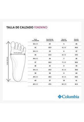 Tenis Mujer Columbia KONOS FEATHERWEIGHT Negro Columbia