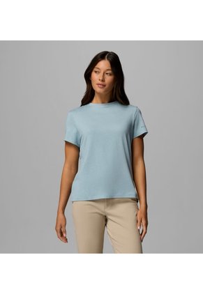 Camiseta Mujer Columbia Parsons Point Logo Gris Columbia