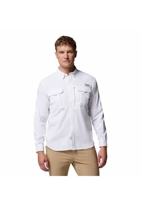 Camisa Hombre Columbia BAHAMA ELITE LS Blanco Columbia