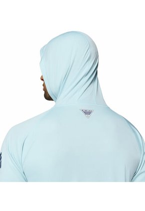 Camiseta Hombre Columbia TERMINAL TACKLE HOOD Azul Columbia