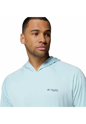 Camiseta Hombre Columbia TERMINAL TACKLE HOOD Azul Columbia