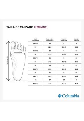 Tenis Mujer Columbia PEAKFREAK HERA Negro Columbia