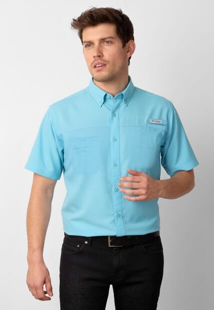 Camisa Columbia Tamiami II Aguamarina