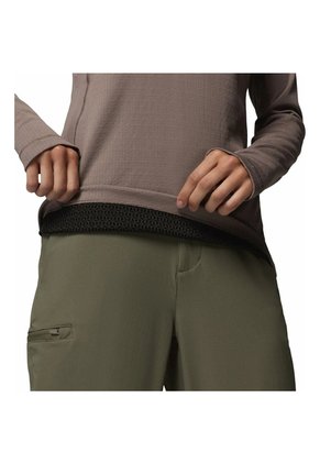 Buzo Mujer Columbia Driventure Half Zip Gris Columbia