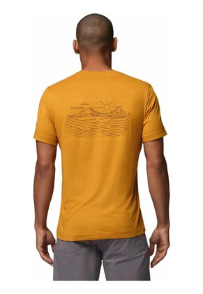 Camiseta Hombre Columbia Parsons Point S Back Naranja Columbia