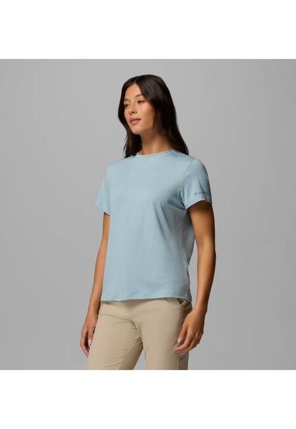 Camiseta Mujer Columbia Parsons Point Logo Gris Columbia
