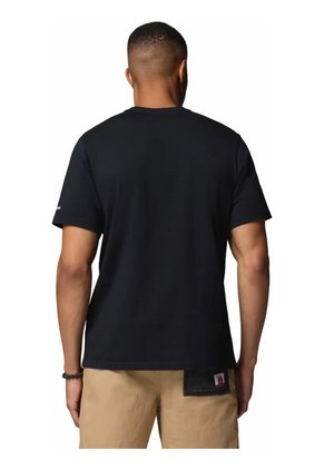 Camiseta Hombre Columbia Pfg Shield Ss Negro Columbia