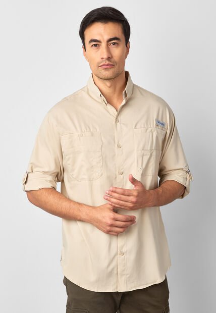 Camisa Columbia Tamiami II Beige