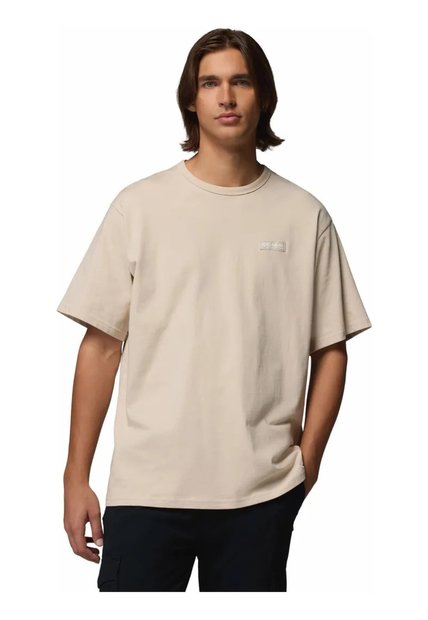 Camiseta Hombre Columbia Csc Heavyweight Tee Beige Columbia