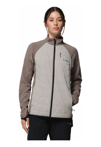 Buzo Mujer Columbia Arctic Crest Hybrid Gris Columbia Columbia