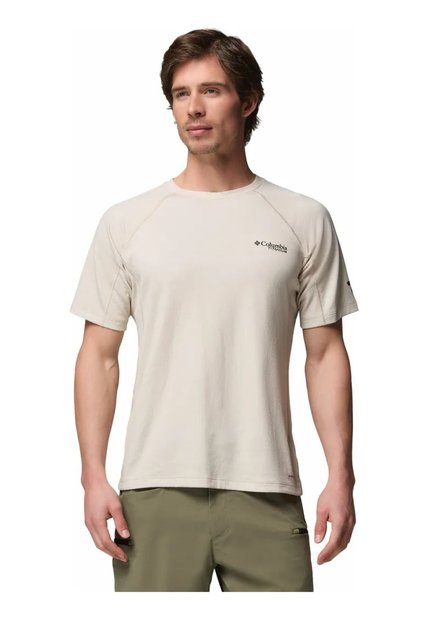Camiseta Hombre Columbia Driventure Short S Beige Columbia