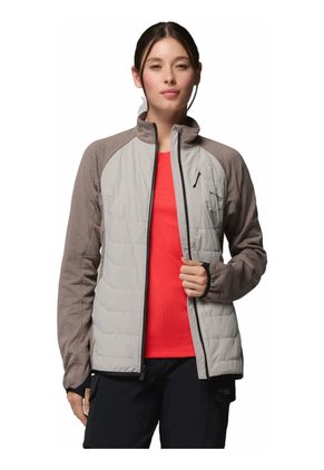 Buzo Mujer Columbia Arctic Crest Hybrid Gris Columbia