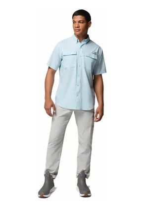 Camisa Hombre Columbia Blood And Guts V Ss Azul Columbia