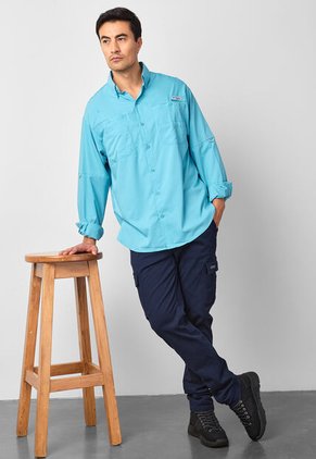 Camisa Columbia Tamiami II Aguamarina