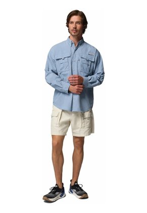 Camisa Hombre Columbia Bahama Ii L/S Shirt Azul Columbia