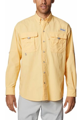 Camisa Hombre Columbia Bahama Ii L/S Shirt Café Columbia Columbia