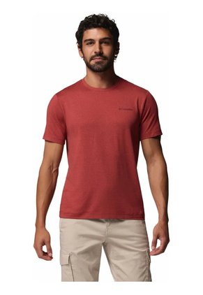 Camiseta Hombre Columbia Parsons Point S Back Rojo Columbia