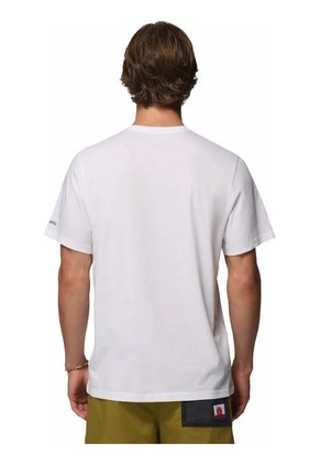 Camiseta Hombre Columbia Pfg Shield Ss Blanco Columbia