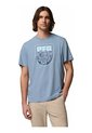 Camiseta Hombre Columbia Pfg Shield Ss Azul Columbia de Columbia