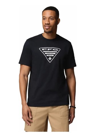 Camiseta Hombre Columbia Pfg Shield Ss Negro Columbia Columbia