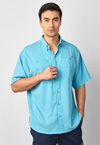 Camisa Columbia Tamiami II Aguamarina Columbia