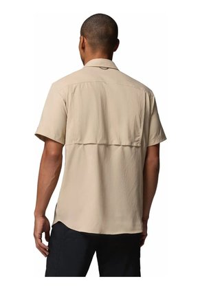 Camisa Hombre Columbia Silver Ridge Ii Ss Caqui Columbia