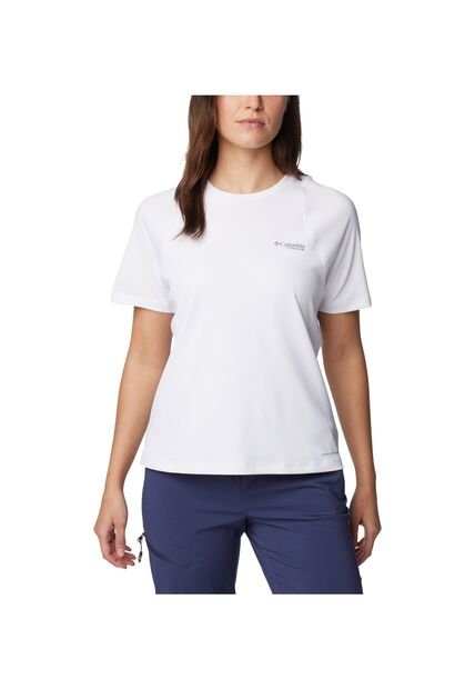 Camiseta Mujer Columbia SUMMIT VALLEY SS Blanco Columbia