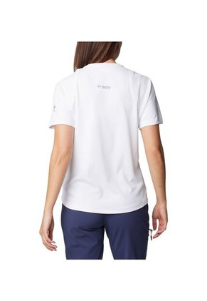 Camiseta Mujer Columbia SUMMIT VALLEY SS Blanco Columbia