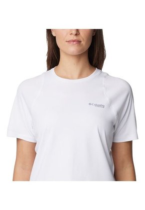 Camiseta Mujer Columbia SUMMIT VALLEY SS Blanco Columbia
