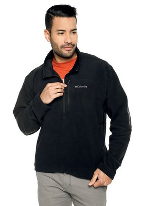 Buzo Negro Columbia Lost Peak Half Zip Fleece
