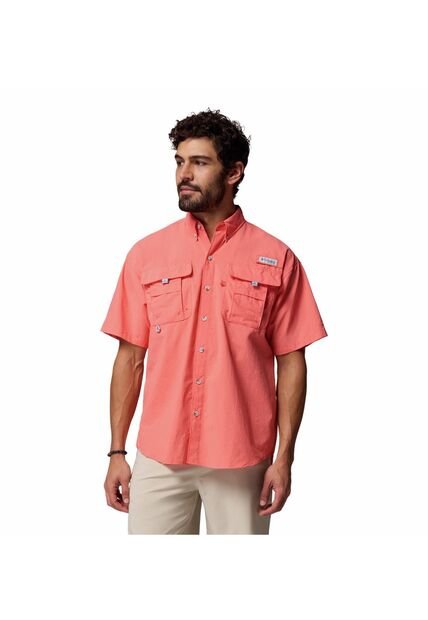 Camisa Hombre Columbia BAHAMA II S/S SHIRT Melon Columbia
