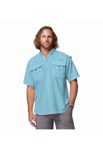 Camisa Hombre Columbia BAHAMA II S/S SHIRT Azul Columbia Columbia