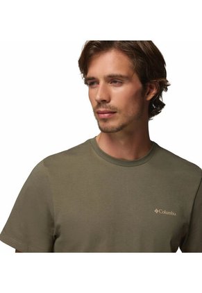 Camiseta Hombre Columbia CSC LOGO BACK TEE Verde Columbia