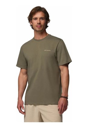 Camiseta Hombre Columbia CSC LOGO BACK TEE Verde Columbia