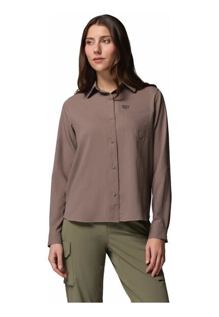 Camisa Mujer Columbia SILVER RIDGE UTILITY Beige Columbia