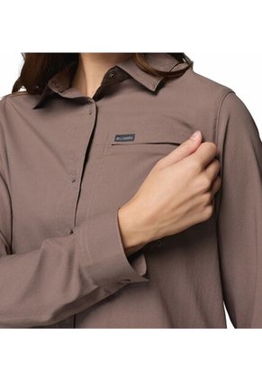 Camisa Mujer Columbia SILVER RIDGE UTILITY Beige Columbia