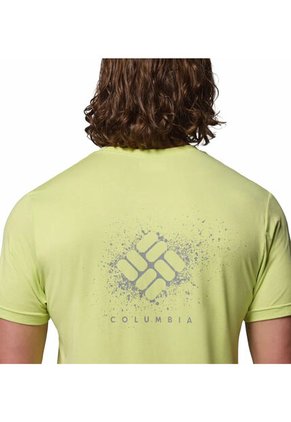 Camiseta Hombre Columbia PARSONS POINT S BACK Amarillo Columbia