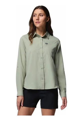 Camisa Mujer Columbia SILVER RIDGE UTILITY Crema Columbia Columbia