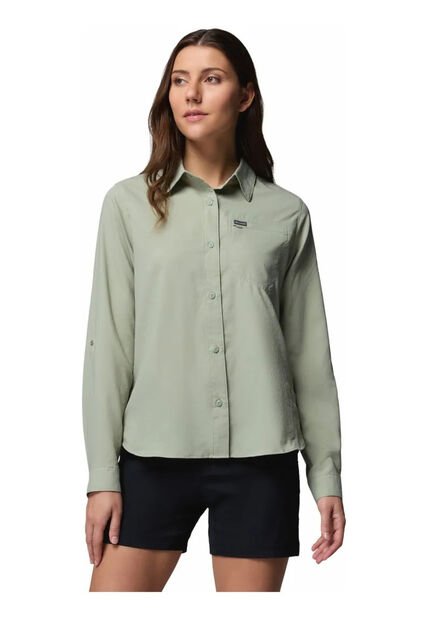 Camisa Mujer Columbia SILVER RIDGE UTILITY Crema Columbia